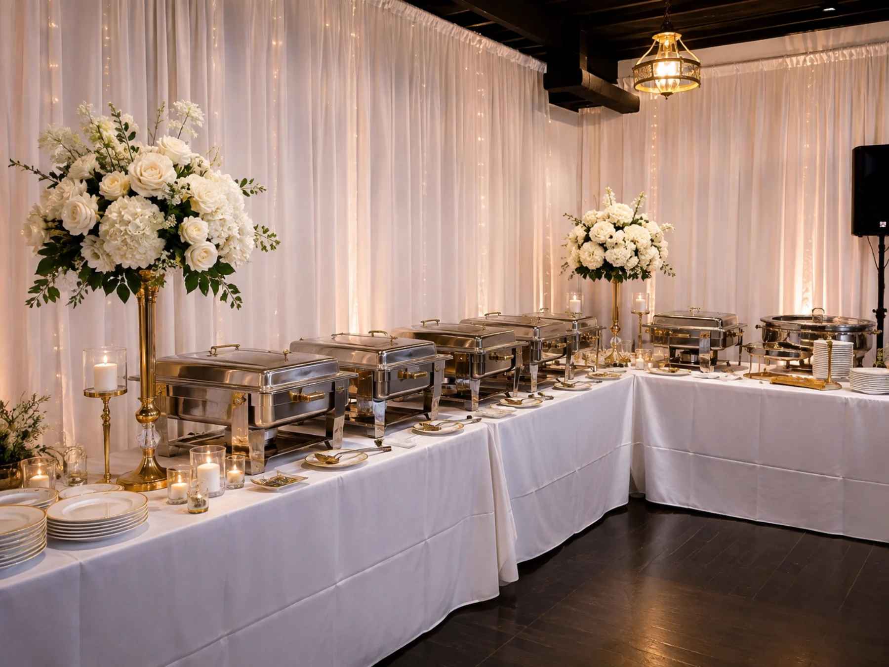 Food preparation and catering area