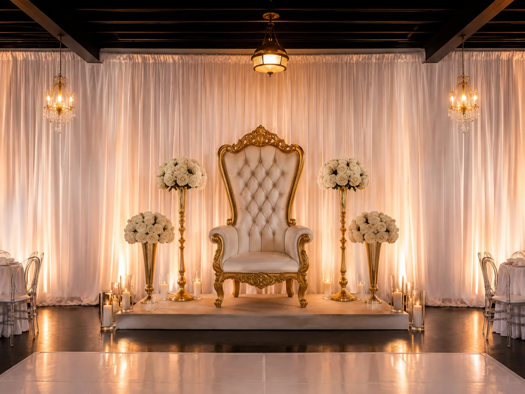 AAA Event Venue reception setup